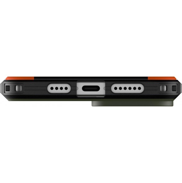 iPhone 15 Plus Civilian MagSafe Skal – Olivgrönt Skydd