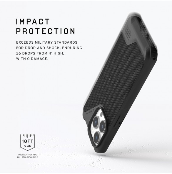 iPhone 15 Pro Max Metropolis LT MagSafe Skal – Kevlar