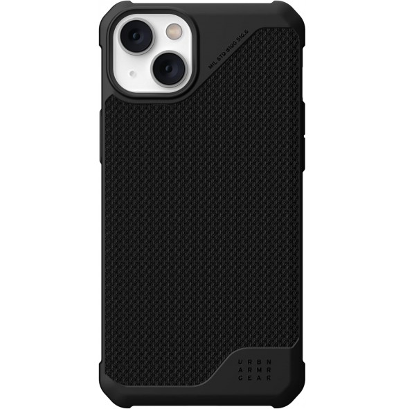 iPhone 14 Plus Metropolis LT MagSafe Skal – Kevlar Svart