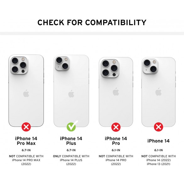 iPhone 14 Plus Civilian Skal – Aubergine | Tåligt Mobilskal