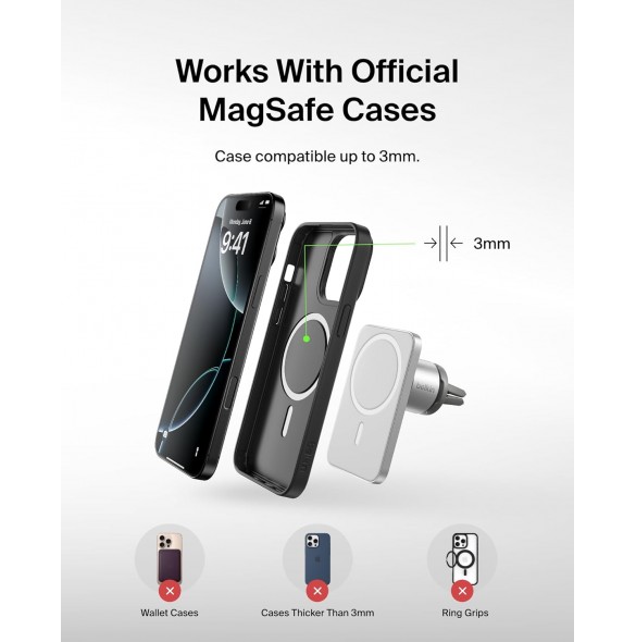 BELKIN PRO-fäste för bilventilation med Magsafe WIC002DSGR