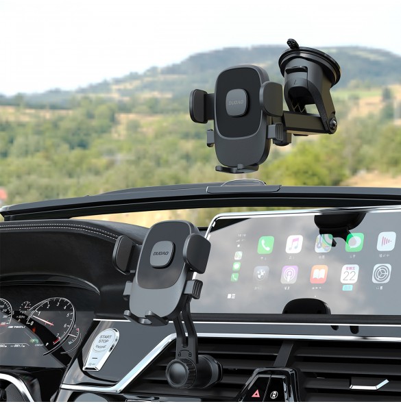 Dudao F2N+ smartphonehållare med sugkopp, gravitation 360° - svart