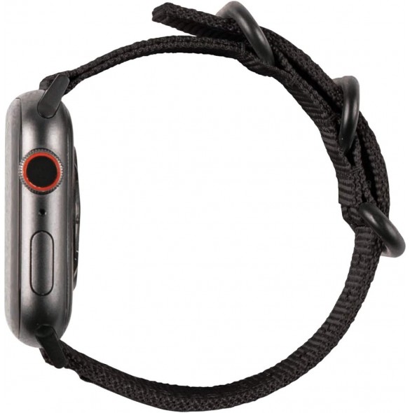 Urban Armor Gear Nato Eco-armband för Apple Watch 42 mm / 44 mm - Svart 19148C114040