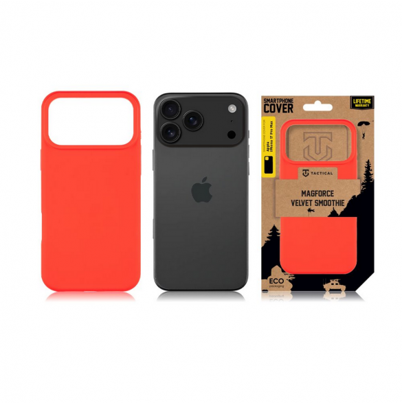 Tactical MagForce Velvet Smoothie Kryt pro Apple iPhone 17 Pro Max Chilli