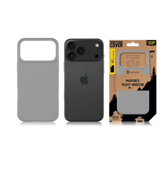 Tactical MagForce Velvet Smoothie Kryt pro Apple iPhone 17 Pro Max Foggy