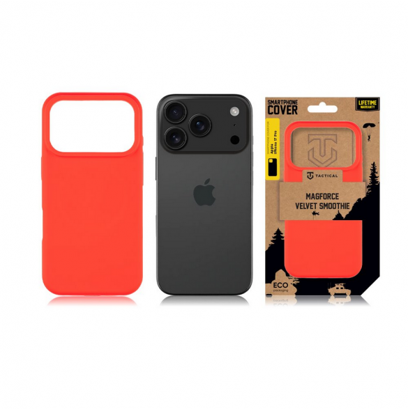 Tactical MagForce Velvet Smoothie Kryt pro Apple iPhone 17 Pro Chilli