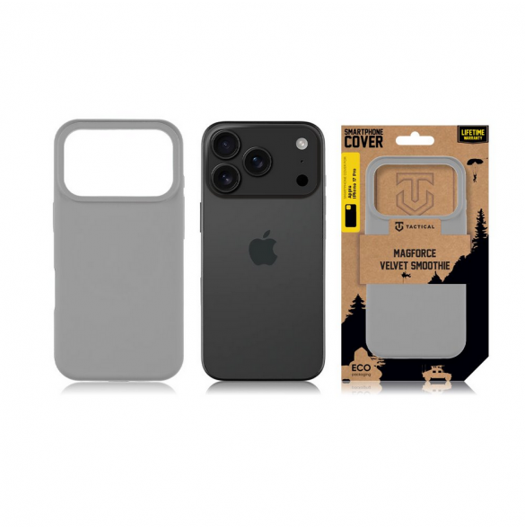 Tactical MagForce Velvet Smoothie Kryt pro Apple iPhone 17 Pro Foggy