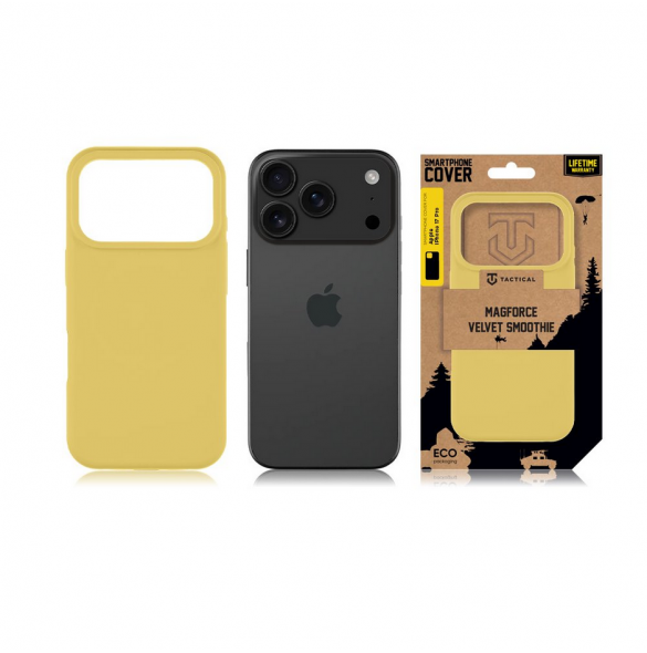 Tactical MagForce Velvet Smoothie Kryt pro Apple iPhone 17 Pro Banana