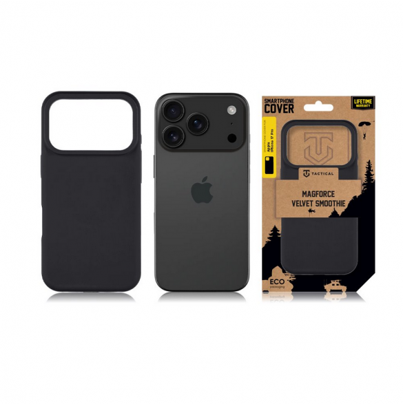 Tactical MagForce Velvet Smoothie Kryt pro Apple iPhone 17 Pro Asphalt
