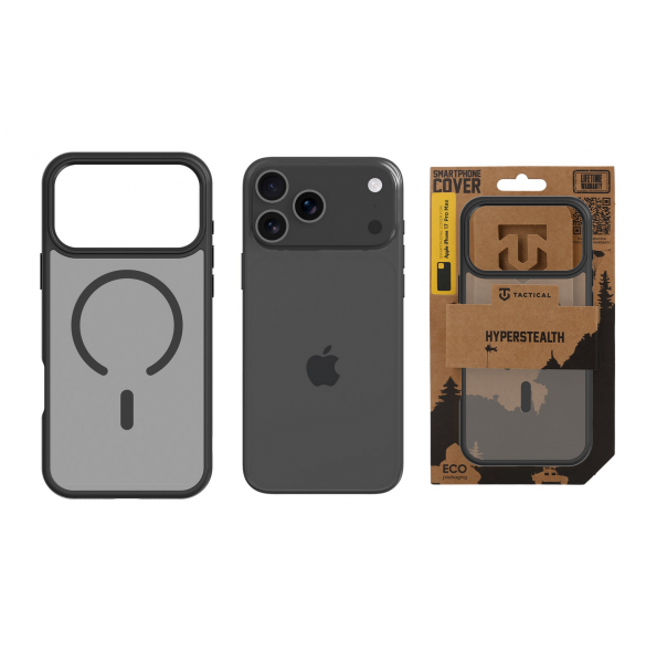 Tactical MagForce Hyperstealth Kryt pro iPhone 17 Pro Max Asphalt