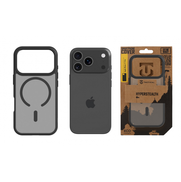 Tactical MagForce Hyperstealth Kryt pro iPhone 17 Pro Asphalt