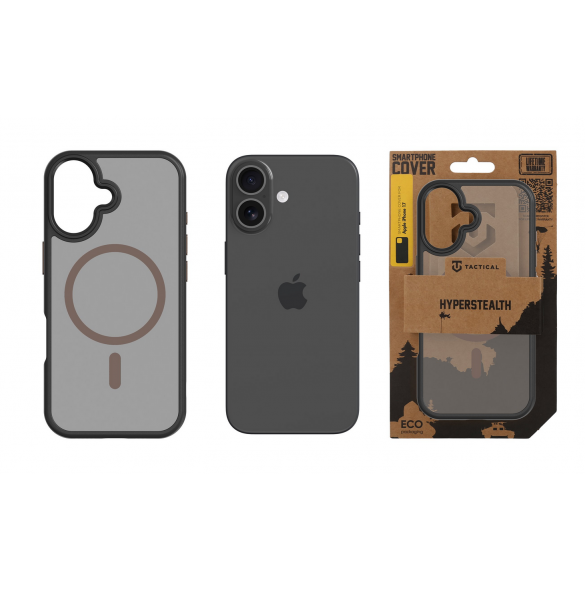 Tactical MagForce Hyperstealth 2.0 Kryt pro iPhone 17 Black/Moucha Moose