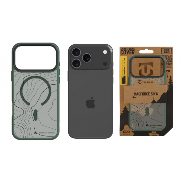 Tactical MagForce Hyperstealth Sika Kryt pro iPhone 17 Pro Max Forest Green