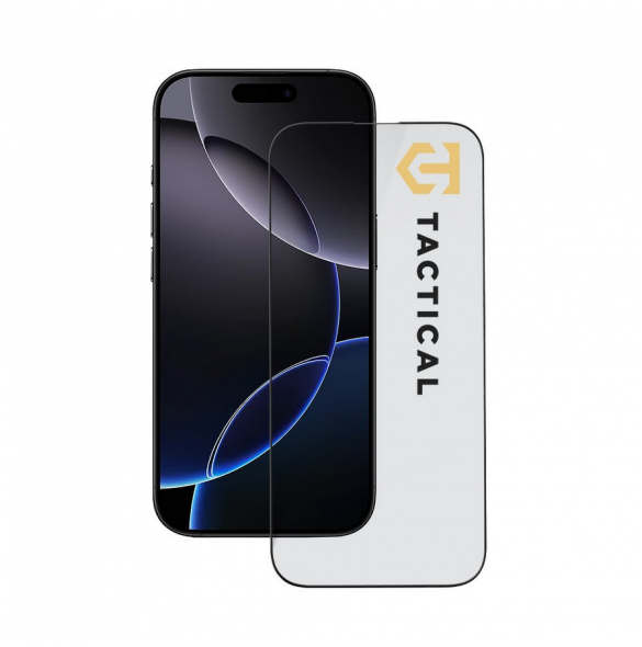 Tactical Glass Shield 5D sklo pro Apple iPhone 16 Pro/17 Pro Black