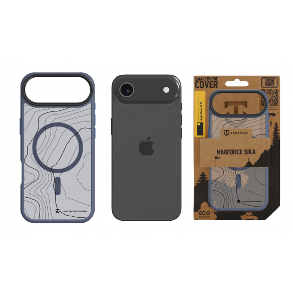 Tactical MagForce Hyperstealth Sika-fodral för iPhone Air djupblå