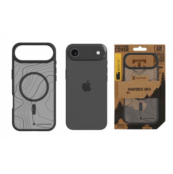 Tactical MagForce Hyperstealth Sika-fodral för iPhone Air Asphalt