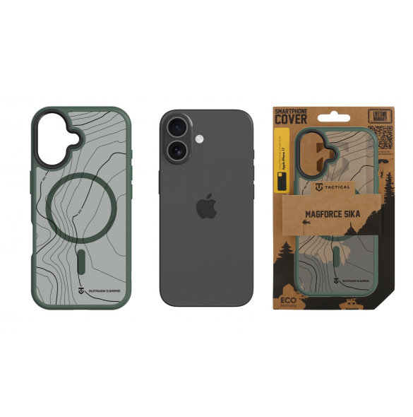 Tactical MagForce Hyperstealth Sika-fodral för iPhone 17 skogsgrön