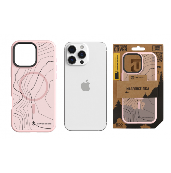 Tactical MagForce Hyperstealth Sika-fodral för iPhone 16 Pro Max rosa pantern