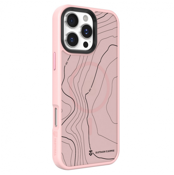 Tactical MagForce Hyperstealth Sika-fodral för iPhone 16 Pro Max rosa pantern
