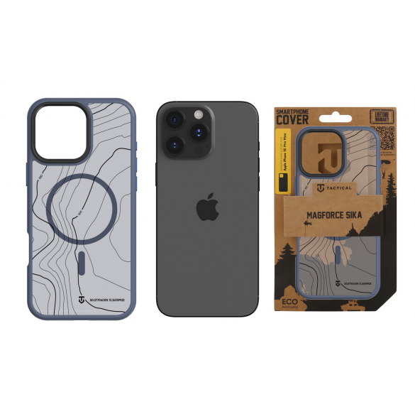 Tactical MagForce Hyperstealth Sika-fodral för iPhone 16 Pro Max djupblå