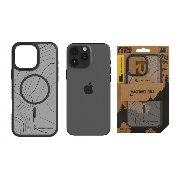 Tactical MagForce Hyperstealth Sika-fodral för iPhone 16 Pro Max Asphalt