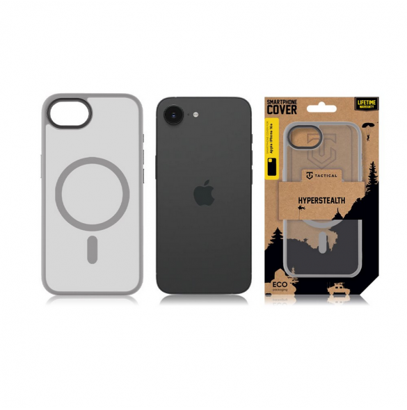 Taktiskt MagForce Hyperstealth-fodral för iPhone 16e Ljusgrå