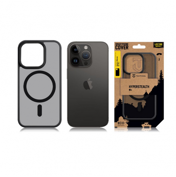 Tactical MagForce Hyperstealth-fodral för iPhone 14 Pro asfalt