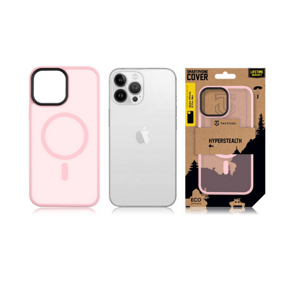 Tactical MagForce Hyperstealth-fodral för iPhone 13 Pro Max rosa pantern