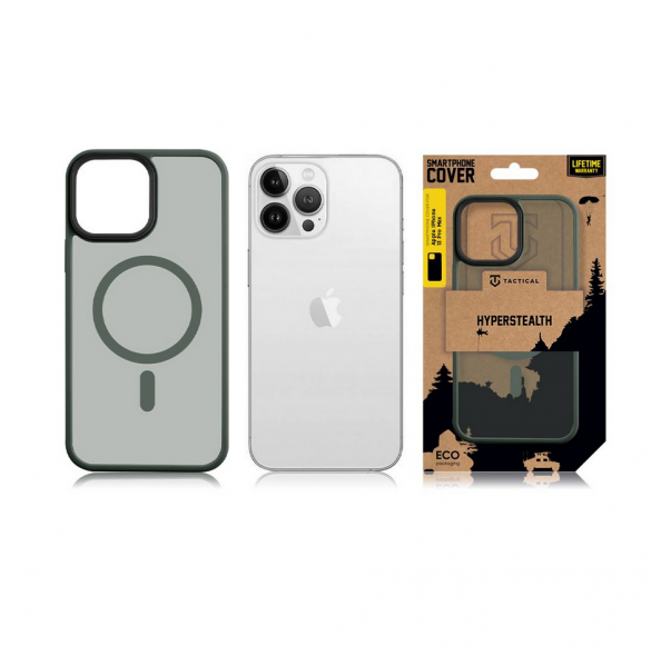 Tactical MagForce Hyperstealth-fodral för iPhone 13 Pro Max skogsgrön