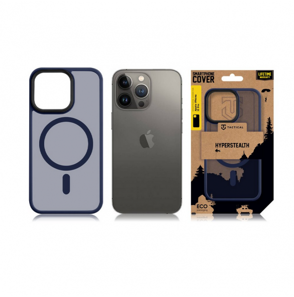 Tactical MagForce Hyperstealth-fodral för iPhone 13 Pro djupblå
