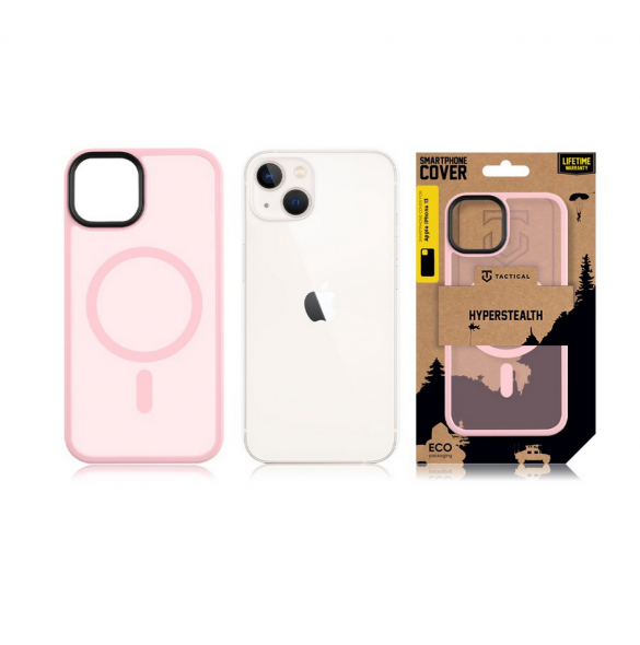 Tactical MagForce Hyperstealth-fodral för iPhone 13 rosa pantern