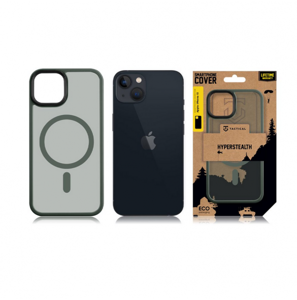 Tactical MagForce Hyperstealth-fodral för iPhone 13 skogsgrön