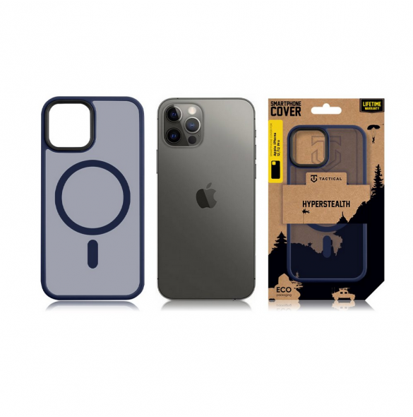 Tactical MagForce Hyperstealth-fodral för iPhone 12/12 Pro Djupblå