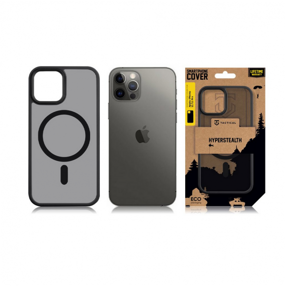Tactical MagForce Hyperstealth-fodral för iPhone 12/12 Pro Asphalt