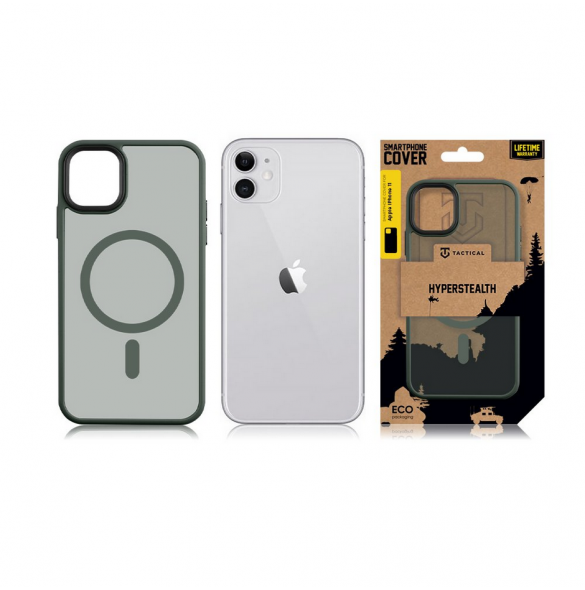 Tactical MagForce Hyperstealth-fodral för iPhone 11 Skogsgrön