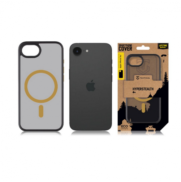 Tactical MagForce Hyperstealth 2.0-fodral för iPhone 16e Svart/Gul