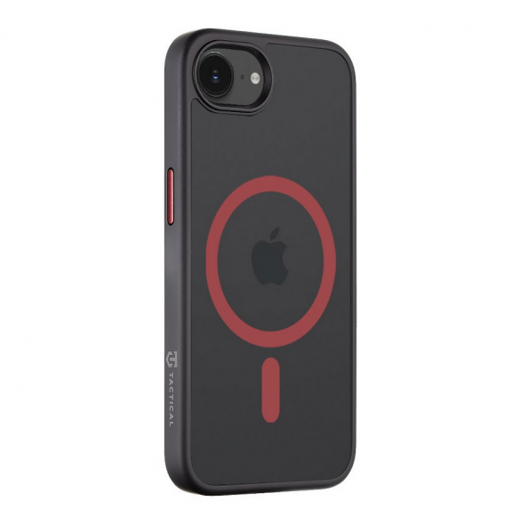 Tactical MagForce Hyperstealth 2.0-fodral för iPhone 16e Svart/Röd