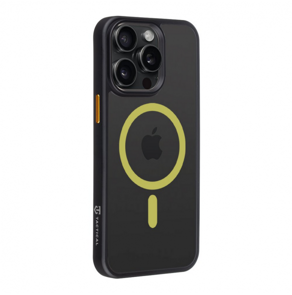 Tactical MagForce Hyperstealth 2.0-fodral för iPhone 15 Pro Max Svart/Gul