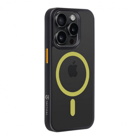 Tactical MagForce Hyperstealth 2.0-fodral för iPhone 15 Pro Svart/Gul