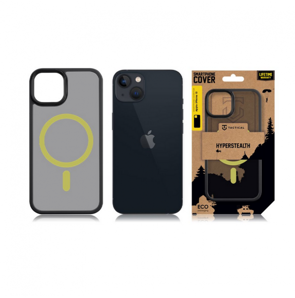 Tactical MagForce Hyperstealth 2.0-fodral för iPhone 13 svart/gul