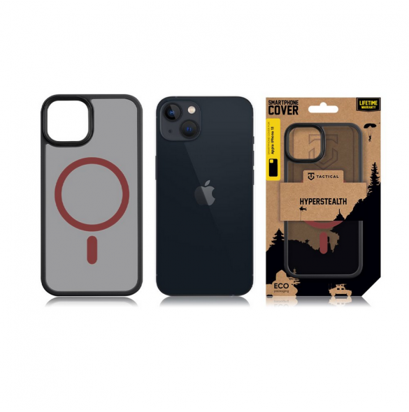 Tactical MagForce Hyperstealth 2.0-fodral för iPhone 13 svart/röd
