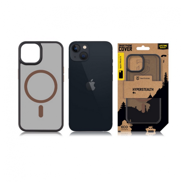 Tactical MagForce Hyperstealth 2.0-fodral för iPhone 13 svart/älgfärgad