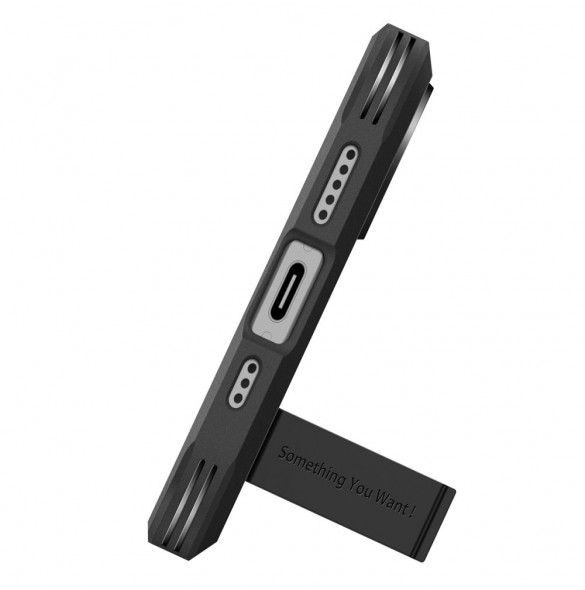 Spigen Tough Armor "T" MagSafe-skal till iPhone 17 – svart