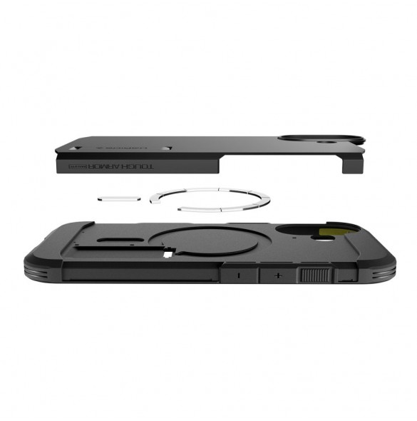 Spigen Tough Armor "T" MagSafe-skal till iPhone 17 – svart