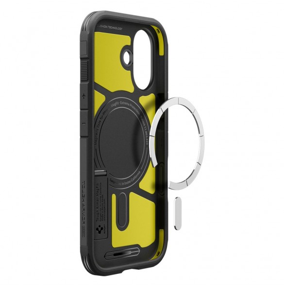 Spigen Tough Armor "T" MagSafe-skal till iPhone 17 – svart