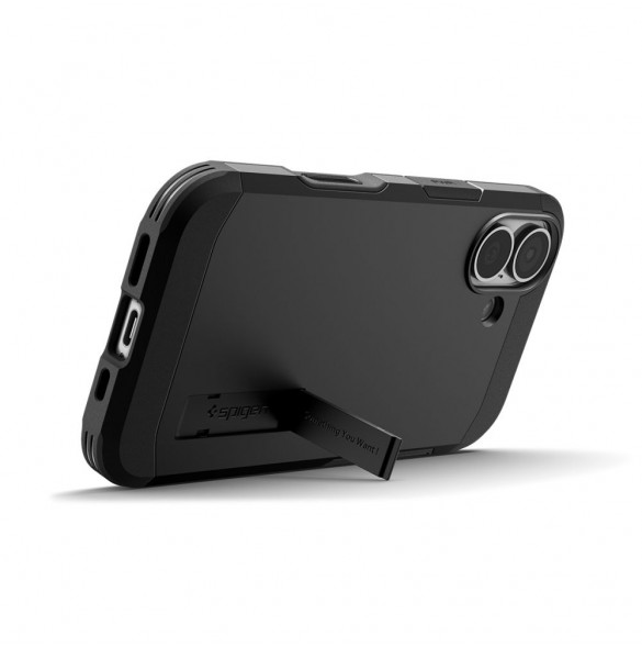 Spigen Tough Armor "T" MagSafe-skal till iPhone 17 – svart