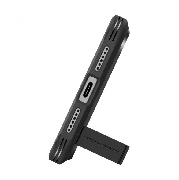 Spigen Tough Armor "T" MagSafe-skal till iPhone 17 Pro – svart