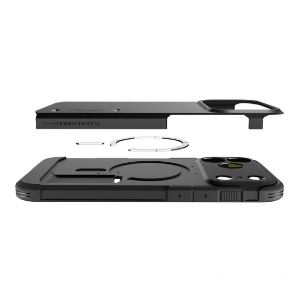 Spigen Tough Armor "T" MagSafe-skal till iPhone 17 Pro – svart