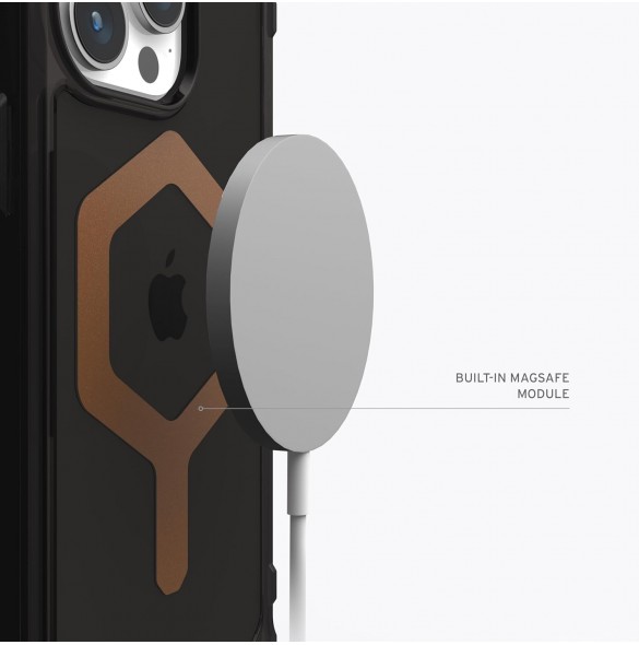 URBAN ARMOR GEAR med iPhone 15 Pro Max Plyo svart/brons 114305114085