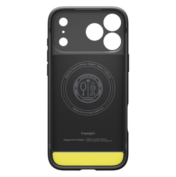 Spigen Rugged Armor Mag MagSafe-skal till iPhone 17 Pro – Mattsvart